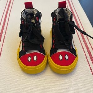 Mickey Mouse high top shoes